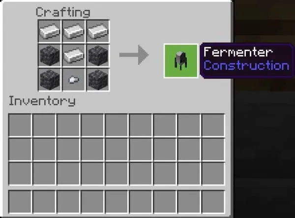Craft recipe for Fermenter.