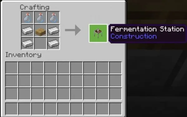 Craft recipe for Fermentation Station.