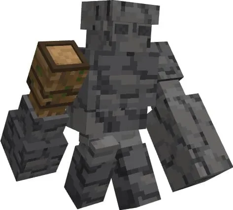 Helmeted Dark Golem