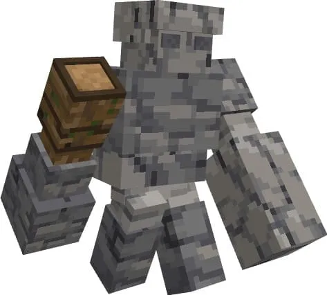 Helmeted Stone Golem