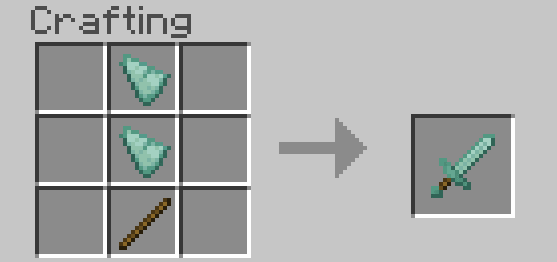 Craft Recipes for Prismarine Tools