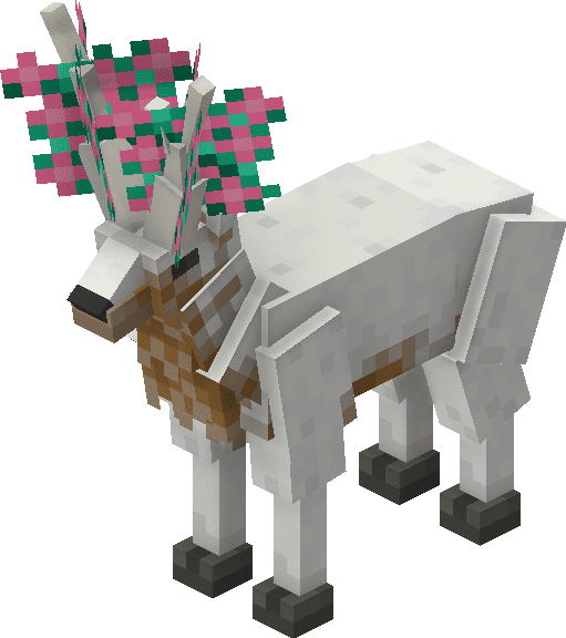 Floral deer.