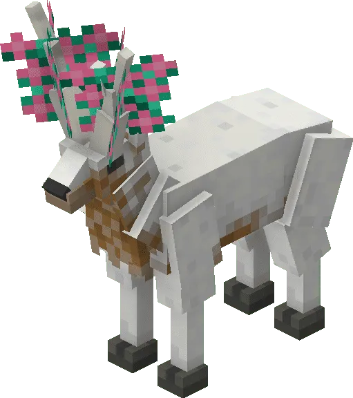 Floral deer.