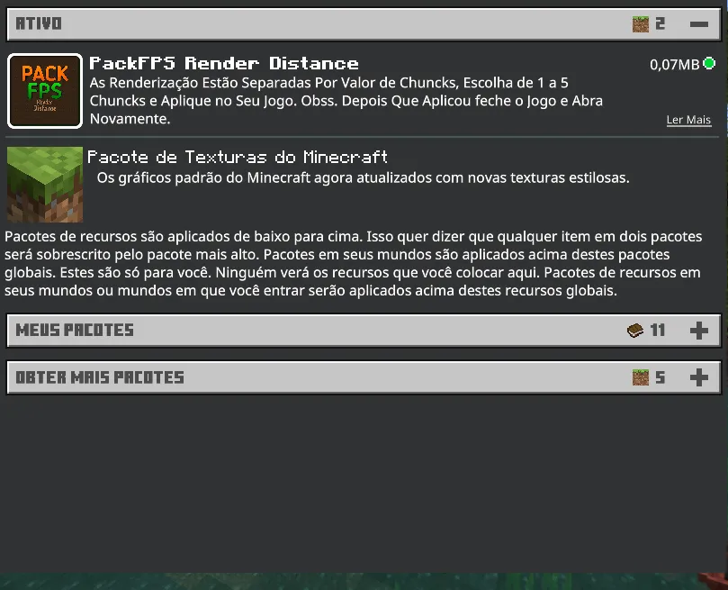 Thumbnail: PackFPS Render Distance