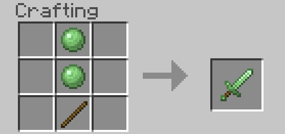 Craft Recipes for Slime Tools