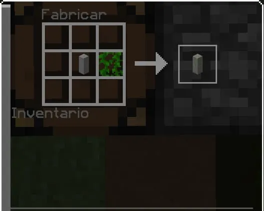 Mossy Stone Pillar Recipe