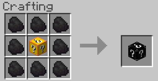Coal Lucky Block Recipe