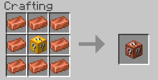 Copper Lucky Block Recipe