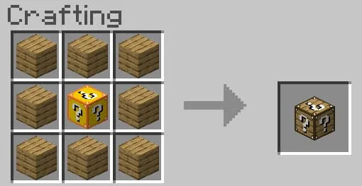 Wood Lucky Block Recipe