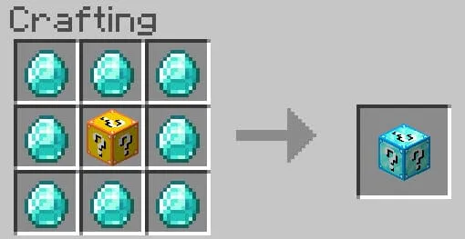 Diamond Lucky Block Recipe