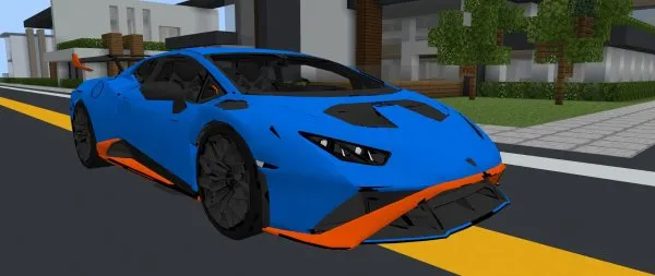 Lamborghini Huracan STO at the front