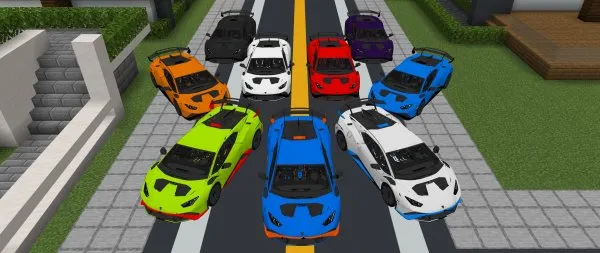 Top view of the Lamborghini Huracan STO