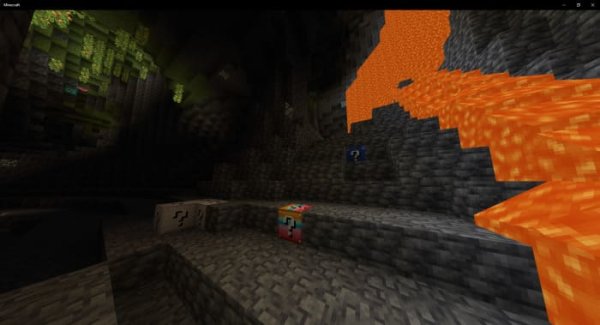 Lucky Blocks in the Deep Caves