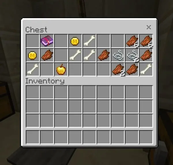 Coins in the chest