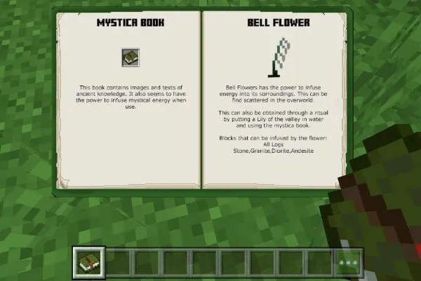 Opened Mystica Book