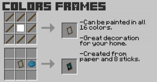 Color Frames Recipes