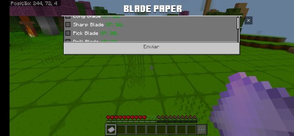 Blade Paper Info