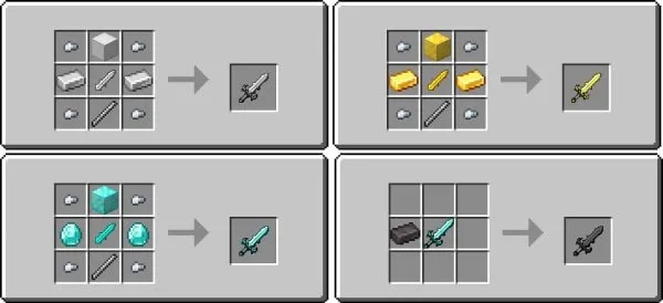 HardSwords Recipes