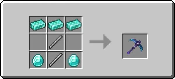 Illuminatic Pickaxe Recipe