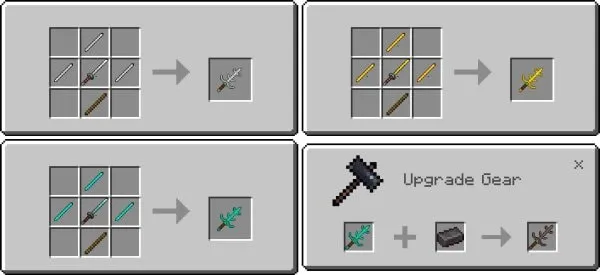 SlashBlade Recipes