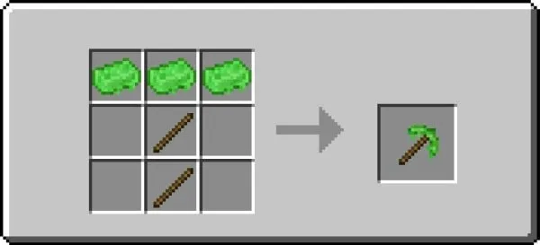 Slime Pickaxe recipe
