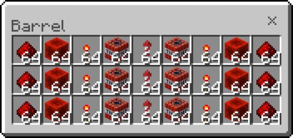 Example of a Redstone tree loot