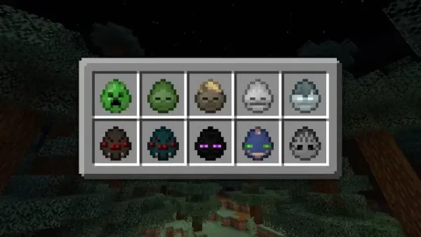 Monster spawn eggs