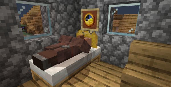 Sleeping villager