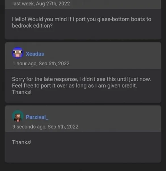 Permission from Xeadas to port the pack