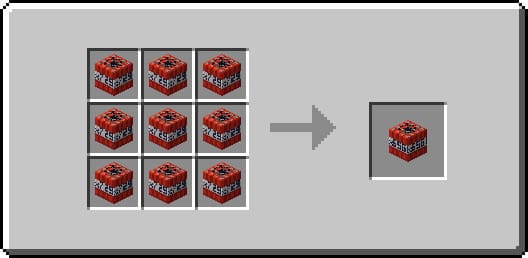 Compressed TNT x6561 recipe