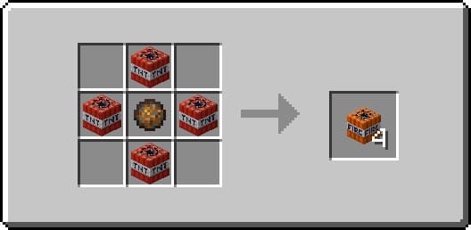 Fire TNT recipe