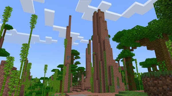 Granite Pillars in the Extreme Jungle biome