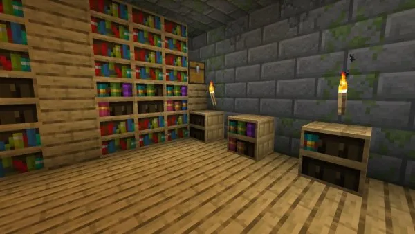 Chiseled Bookshelf.