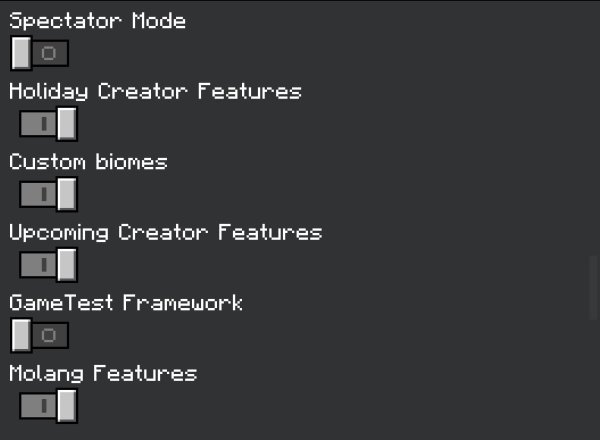 Experimental options for More Ore Tools addon.