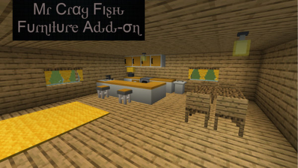 Kitchen with the Mr Cray Fish Furniture Addon