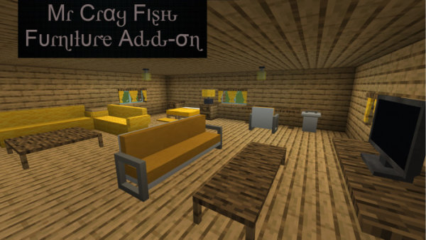 Guest room with the Mr Cray Fish Furniture Addon