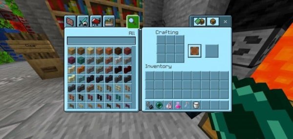 Crafting Table UI with the Neo Texture Pack