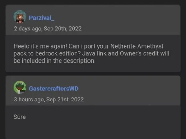 GastercraftersWD permission