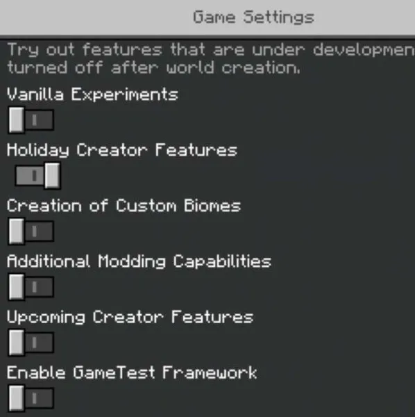Required Experiments: Variant 1