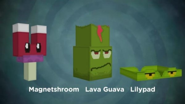 Magnetshroom, Lava Guava and Lilypad