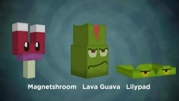 Magnetshroom, Lava Guava and Lilypad