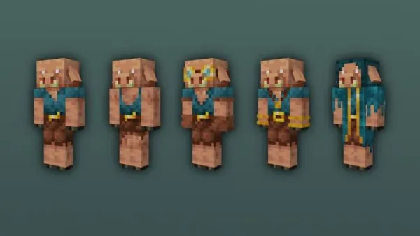 Warped Piglin variants 3