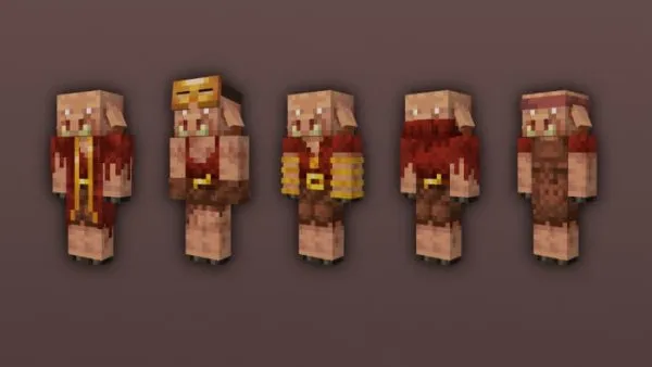 Crimson Piglin variants 2