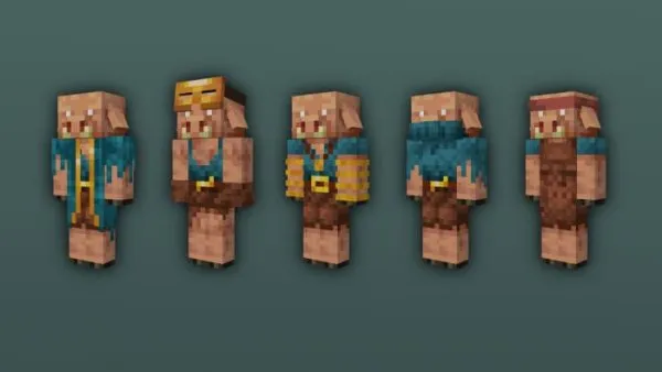 Warped Piglin variants 2