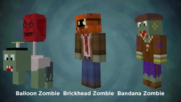 Plants Vs Zombies 2 Addon - Bedrock Minecraft Mod