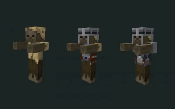 Husk variants in Recrafted Hostile Mobs