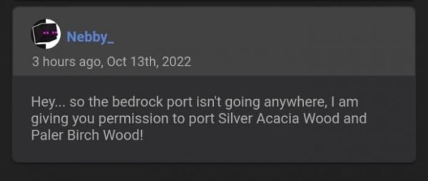 Silver Acacia Wood owner permission