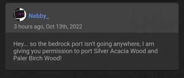 Silver Acacia Wood owner permission