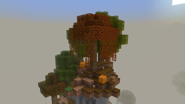 Floating Island in the Spooky Forest