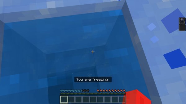 Message about Freezing